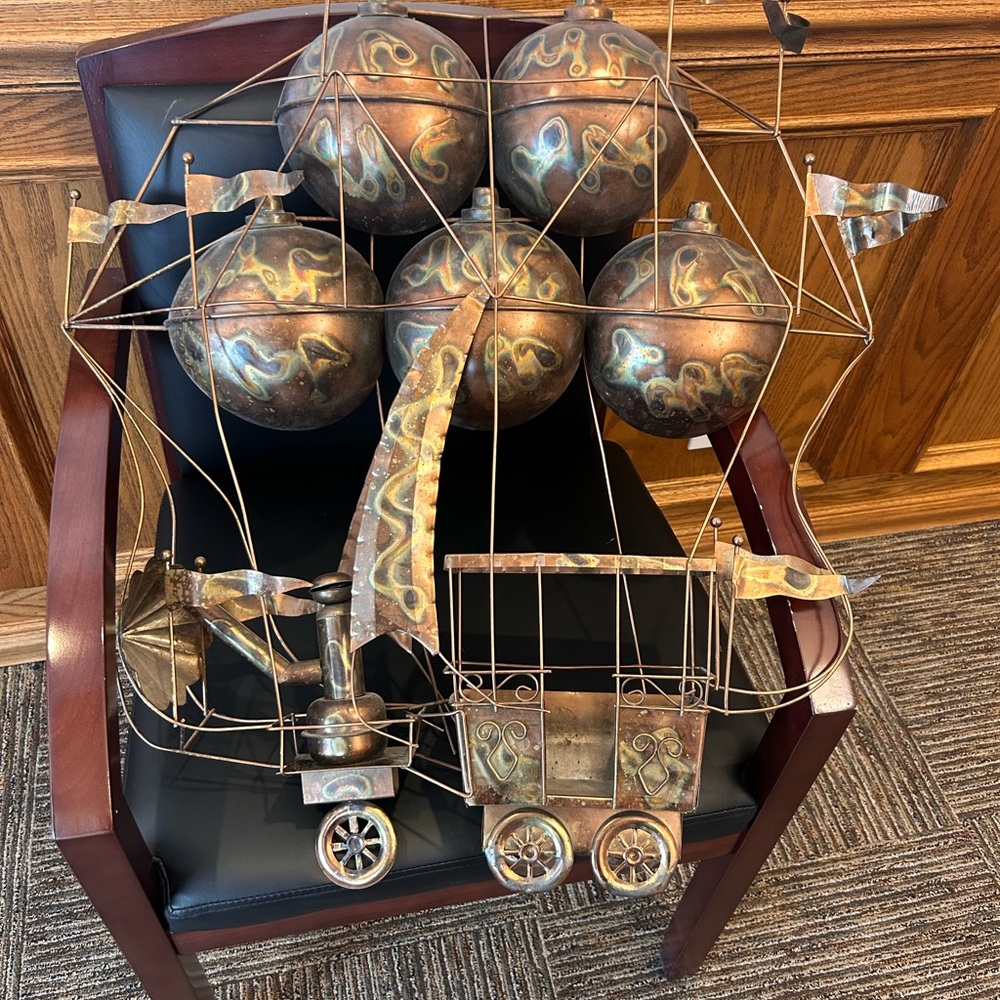 C. Jere Multicolor Hot Air Balloon Sculpture - Picture 7 of 7